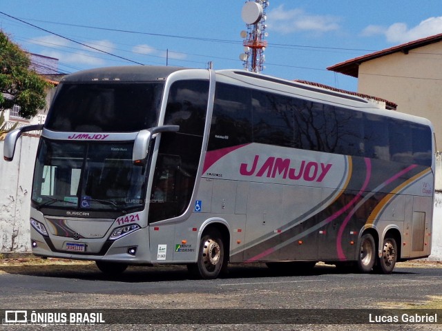 Viação Jam Joy 11421 na cidade de Teresina, Piauí, Brasil, por Lucas Gabriel. Número da foto: #10296710.