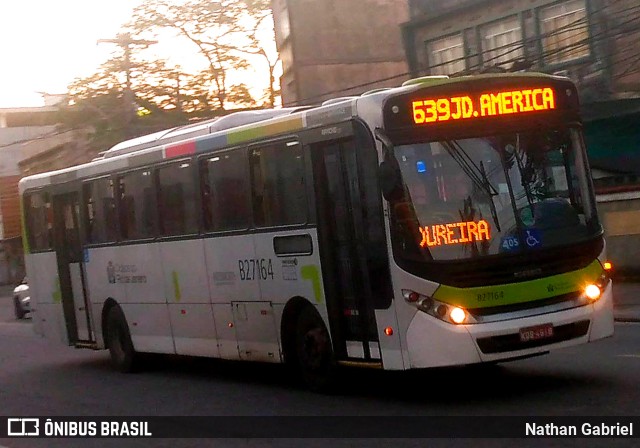 Caprichosa Auto Ônibus B27164 na cidade de Rio de Janeiro, Rio de Janeiro, Brasil, por Nathan Gabriel. ID da foto: 10298215.