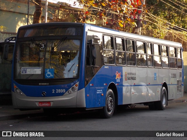 Sambaíba Transportes Urbanos 2 2899 na cidade de São Paulo, São Paulo, Brasil, por Gabriel Rossi . Número da foto: #10296317.
