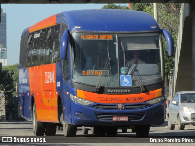 Evanil Transportes e Turismo RJ 132.008 na cidade de Rio de Janeiro, Rio de Janeiro, Brasil, por Bruno Pereira Pires. ID da foto: 10296370.