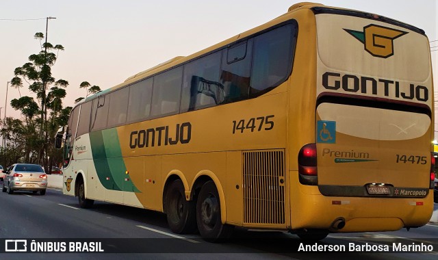 Empresa Gontijo de Transportes 14475 na cidade de São Paulo, São Paulo, Brasil, por Anderson Barbosa Marinho. ID da foto: 10298121.