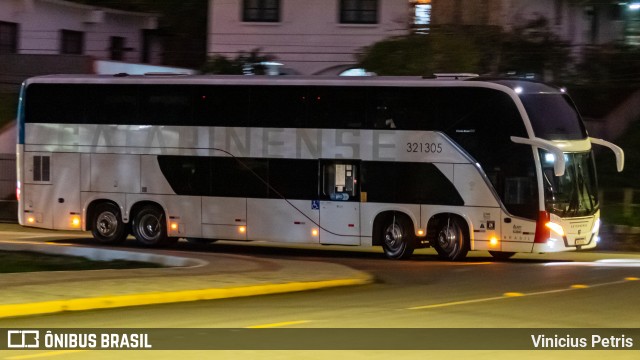 Auto Viação Catarinense 321305 na cidade de Joinville, Santa Catarina, Brasil, por Vinicius Petris. Número da foto: #10298508.