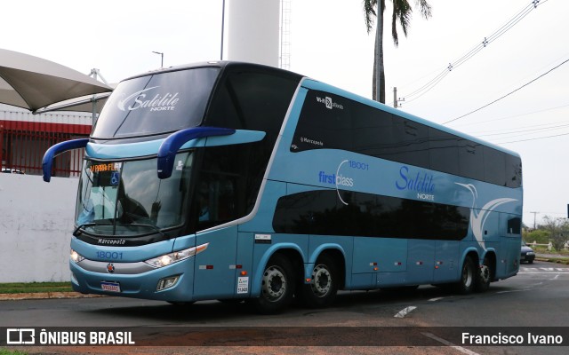 Expresso Satélite Norte 18001 na cidade de Marília, São Paulo, Brasil, por Francisco Ivano. Número da foto: #10296385.