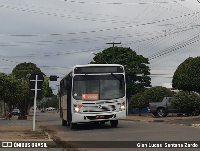 Transvida Transporte Coletivo 1840 na cidade de Ji-Paraná, Rondônia, Brasil, por Gian Lucas  Santana Zardo. ID da foto: 10297998.