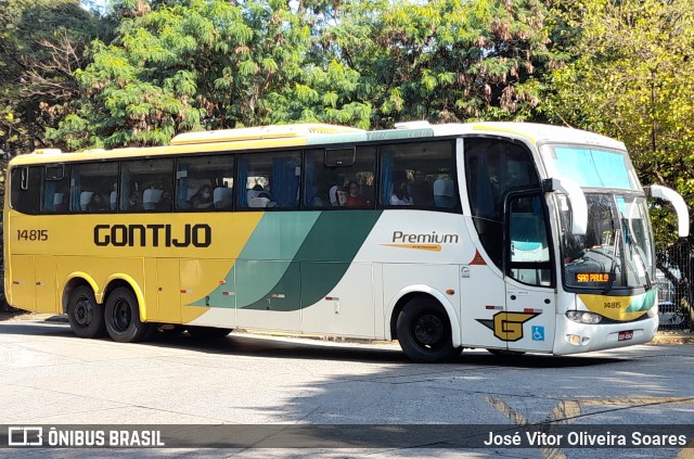 Empresa Gontijo de Transportes 14815 na cidade de São Paulo, São Paulo, Brasil, por José Vitor Oliveira Soares. ID da foto: 10297797.