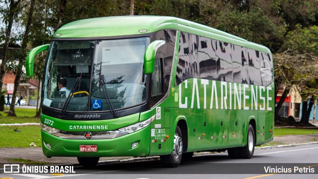 Auto Viação Catarinense 3372 na cidade de Joinville, Santa Catarina, Brasil, por Vinicius Petris. ID da foto: 10298502.