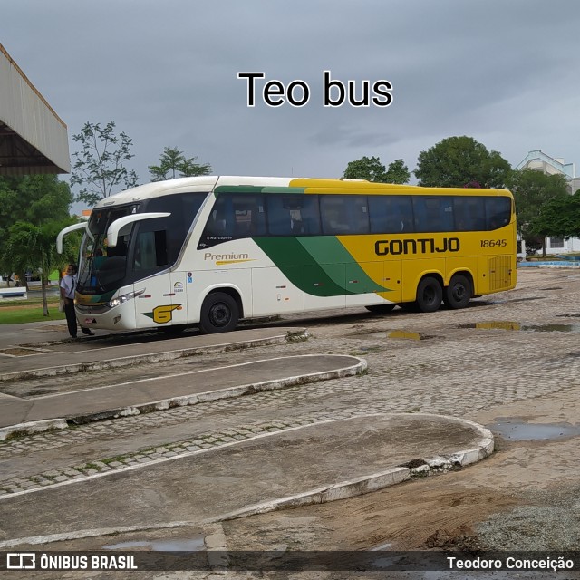 Empresa Gontijo de Transportes 18645 na cidade de Jeremoabo, Bahia, Brasil, por Teodoro Conceição. ID da foto: 10298417.