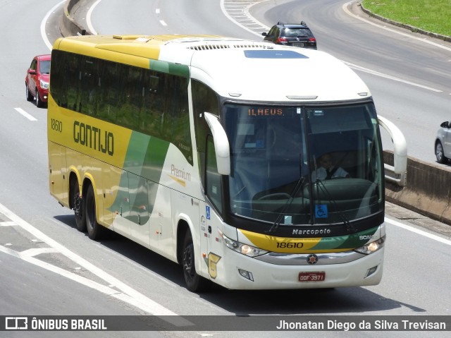 Empresa Gontijo de Transportes 18610 na cidade de Lavrinhas, São Paulo, Brasil, por Jhonatan Diego da Silva Trevisan. ID da foto: 10297030.