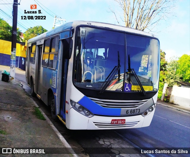 Transwolff Transportes e Turismo 6 6873 na cidade de São Paulo, São Paulo, Brasil, por Lucas Santos da Silva. Número da foto: #10298886.
