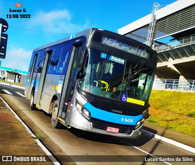 Transwolff Transportes e Turismo 6 6436 na cidade de São Paulo, São Paulo, Brasil, por Lucas Santos da Silva. Número da foto: #10298876.