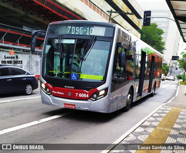 Viação Gatusa Transportes Urbanos 7 6084 na cidade de São Paulo, São Paulo, Brasil, por Lucas Santos da Silva. ID da foto: 10298849.