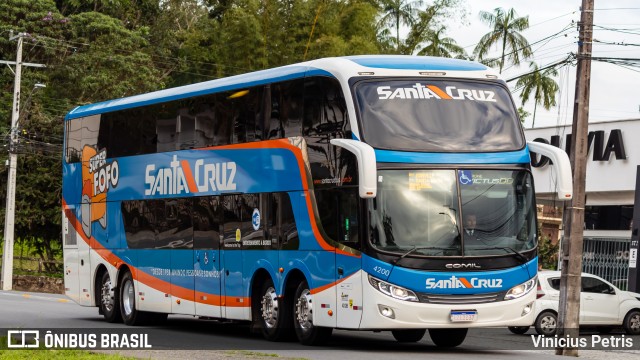 VUSC - Viação União Santa Cruz 4200 na cidade de Joinville, Santa Catarina, Brasil, por Vinicius Petris. ID da foto: 10298477.