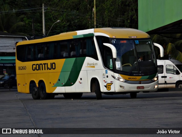 Empresa Gontijo de Transportes 18260 na cidade de Ilhéus, Bahia, Brasil, por João Victor. ID da foto: 10297981.