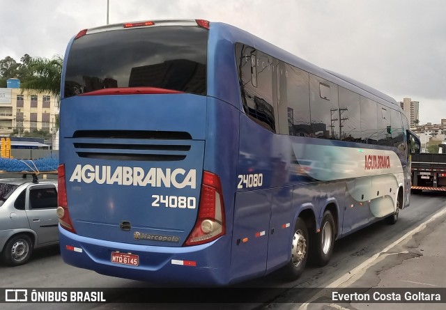 Viação Águia Branca 24080 na cidade de Cariacica, Espírito Santo, Brasil, por Everton Costa Goltara. ID da foto: 10298564.