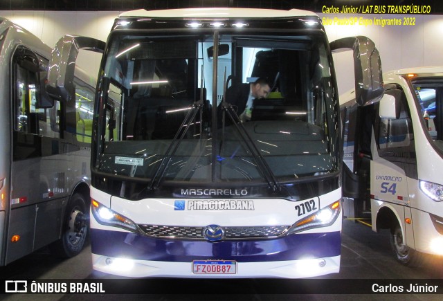 Viação Piracicabana 2702 na cidade de São Paulo, São Paulo, Brasil, por Carlos Júnior. Número da foto: #10302079.