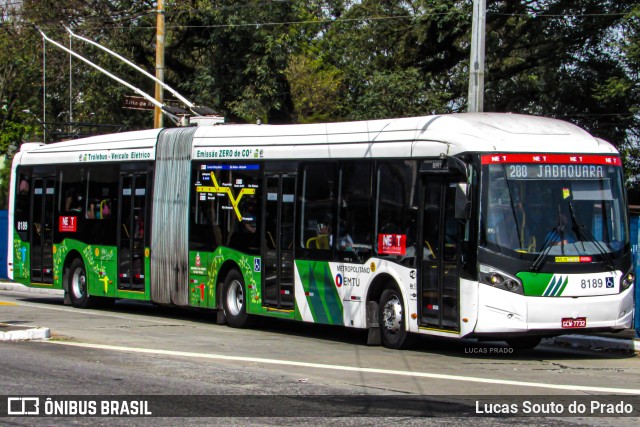Next Mobilidade - ABC Sistema de Transporte 8189 na cidade de São Paulo, São Paulo, Brasil, por Lucas Souto do Prado. Número da foto: #10302147.