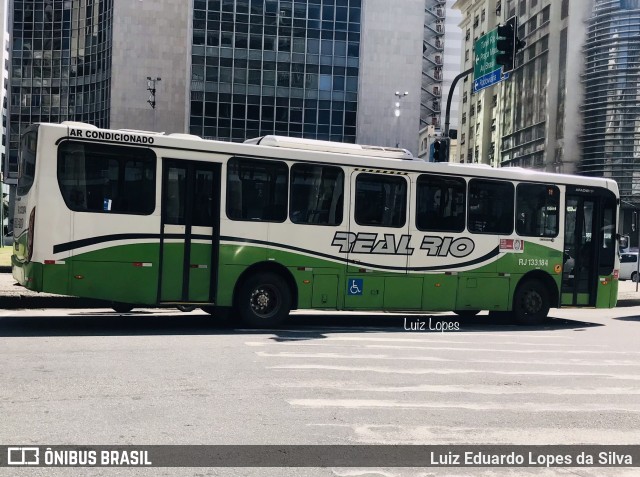 Expresso Real Rio RJ 133.184 na cidade de Rio de Janeiro, Rio de Janeiro, Brasil, por Luiz Eduardo Lopes da Silva. Número da foto: #10300990.