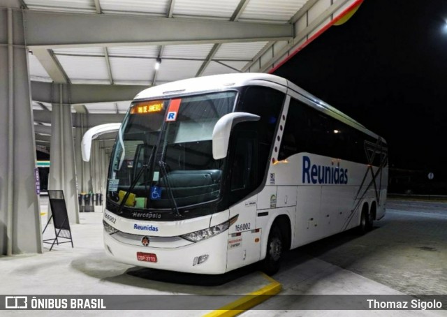 Empresa Reunidas Paulista de Transportes 166002 na cidade de Guaratinguetá, São Paulo, Brasil, por Thomaz Sigolo. Número da foto: #10300056.