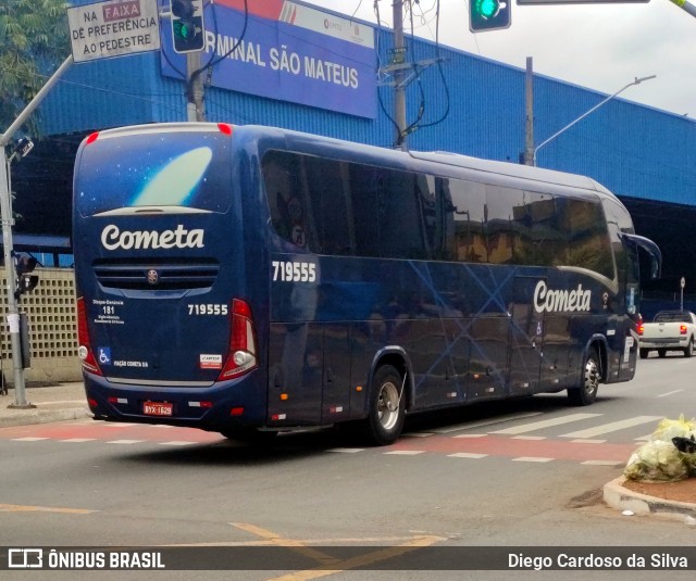 Viação Cometa 719555 na cidade de São Paulo, São Paulo, Brasil, por Diego Cardoso da Silva. ID da foto: 10300600.