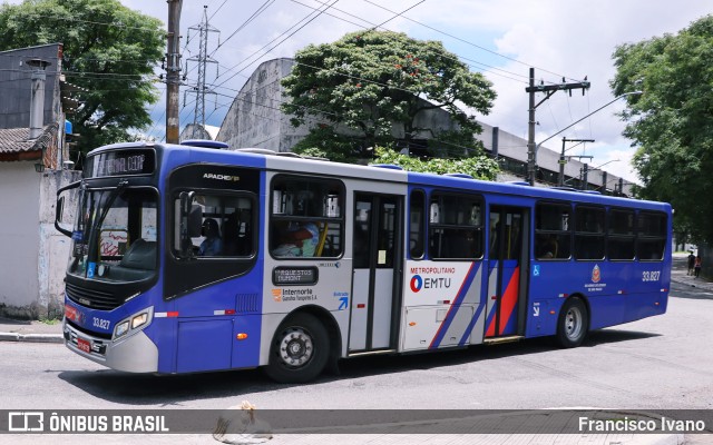 Guarulhos Transportes 33.827 na cidade de São Paulo, São Paulo, Brasil, por Francisco Ivano. ID da foto: 10302775.