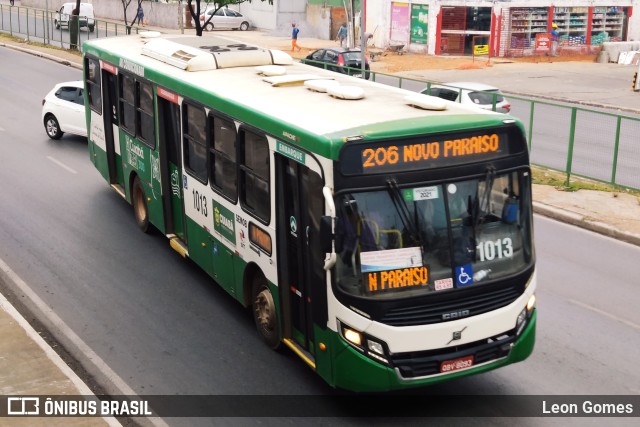 Viação Paraense Cuiabá Transportes 1013 na cidade de Cuiabá, Mato Grosso, Brasil, por Leon Gomes. Número da foto: #10299519.