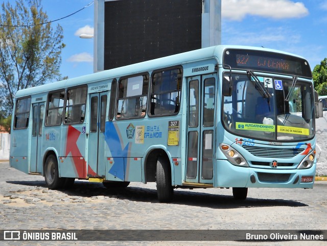 Viação Siará Grande 14205 na cidade de Fortaleza, Ceará, Brasil, por Bruno Oliveira Nunes. ID da foto: 10302383.