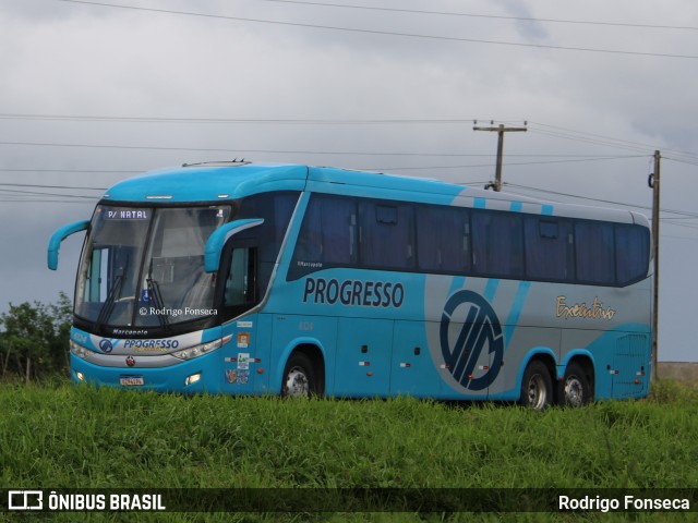 Auto Viação Progresso 6124 na cidade de Goianinha, Rio Grande do Norte, Brasil, por Rodrigo Fonseca. ID da foto: 10302232.