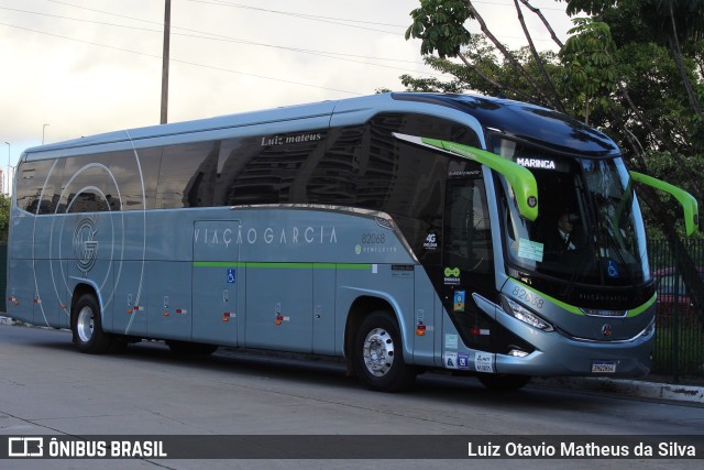 Viação Garcia 82068 na cidade de São Paulo, São Paulo, Brasil, por Luiz Otavio Matheus da Silva. ID da foto: 10301251.