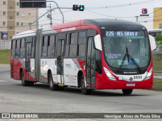 Expresso CampiBus 2533 na cidade de Campinas, São Paulo, Brasil, por Henrique Alves de Paula Silva. Número da foto: #10299737.