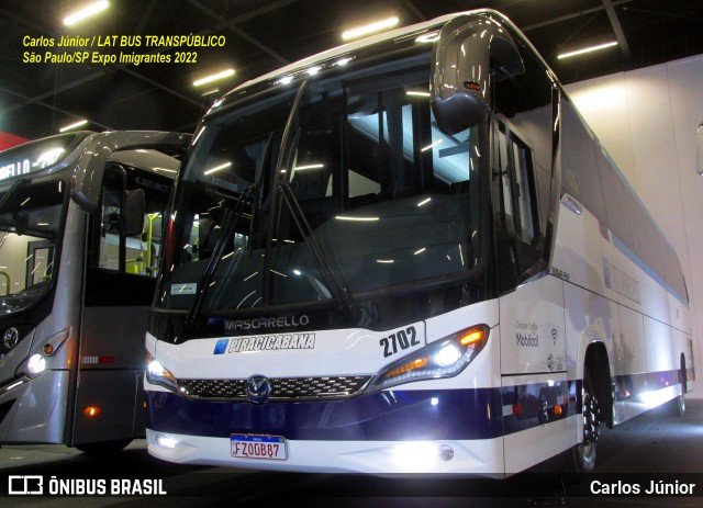 Viação Piracicabana 2702 na cidade de São Paulo, São Paulo, Brasil, por Carlos Júnior. Número da foto: #10302134.
