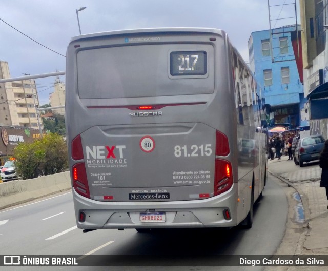Next Mobilidade - ABC Sistema de Transporte 81.215 na cidade de São Bernardo do Campo, São Paulo, Brasil, por Diego Cardoso da Silva. Número da foto: #10300539.