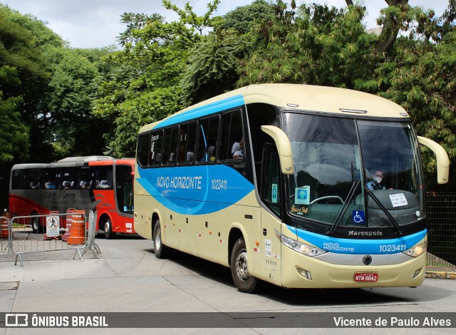 Viação Novo Horizonte 1023411 na cidade de São Paulo, São Paulo, Brasil, por Vicente de Paulo Alves. Número da foto: #10299872.