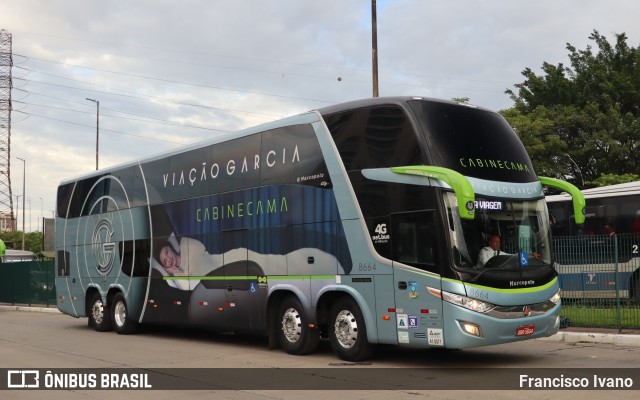 Viação Garcia 8664 na cidade de São Paulo, São Paulo, Brasil, por Francisco Ivano. Número da foto: #10302035.