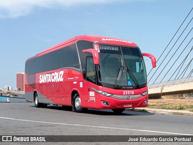 Viação Santa Cruz 23519 na cidade de Campinas, São Paulo, Brasil, por José Eduardo Garcia Pontual. Número da foto: #10302548.