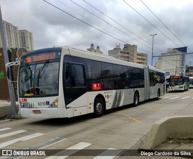 Next Mobilidade - ABC Sistema de Transporte 8210 na cidade de São Bernardo do Campo, São Paulo, Brasil, por Diego Cardoso da Silva. Número da foto: #10300554.