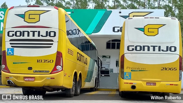 Empresa Gontijo de Transportes 21065 na cidade de São Mateus, Espírito Santo, Brasil, por Wilton Roberto. ID da foto: 10299811.