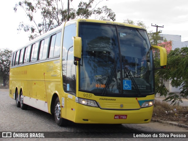 Viação Itapemirim 9051 na cidade de Caruaru, Pernambuco, Brasil, por Lenilson da Silva Pessoa. ID da foto: 10299958.