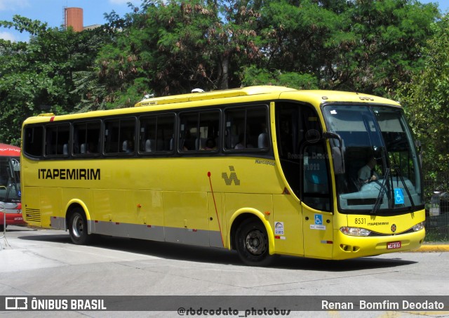 Viação Itapemirim 8531 na cidade de São Paulo, São Paulo, Brasil, por Renan  Bomfim Deodato. ID da foto: 10302277.