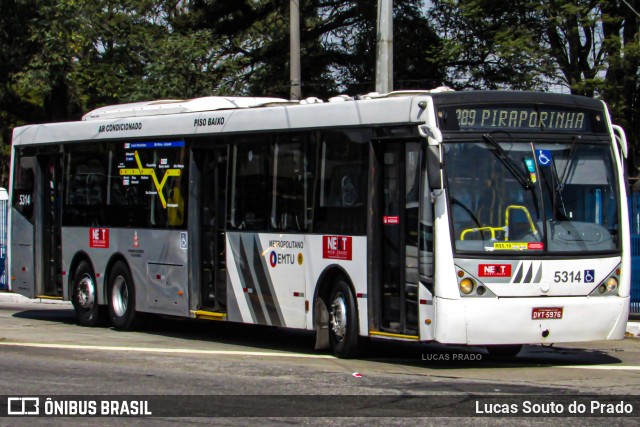 Next Mobilidade - ABC Sistema de Transporte 5314 na cidade de São Paulo, São Paulo, Brasil, por Lucas Souto do Prado. ID da foto: 10302180.