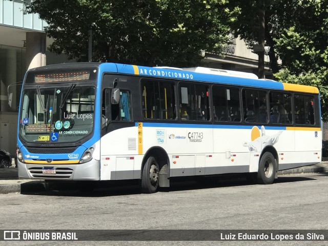 Viação Redentor C47743 na cidade de Rio de Janeiro, Rio de Janeiro, Brasil, por Luiz Eduardo Lopes da Silva. ID da foto: 10301037.