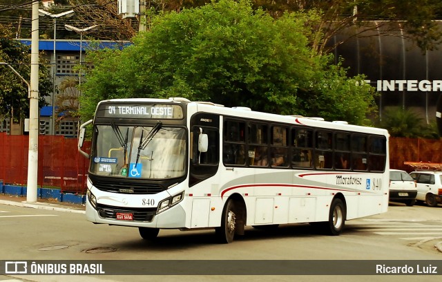 Auto Ônibus Moratense 840 na cidade de Francisco Morato, São Paulo, Brasil, por Ricardo Luiz. ID da foto: 10304885.