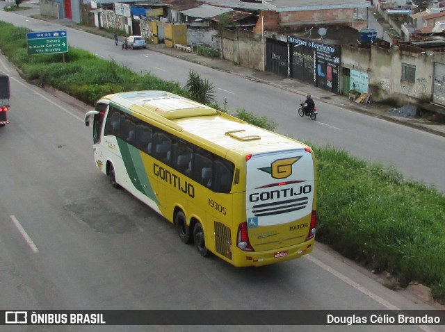 Empresa Gontijo de Transportes 19305 na cidade de Belo Horizonte, Minas Gerais, Brasil, por Douglas Célio Brandao. Número da foto: #10305175.