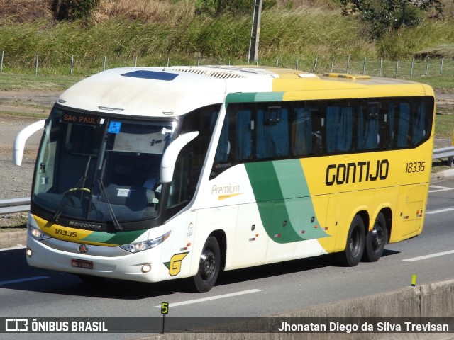 Empresa Gontijo de Transportes 18335 na cidade de Lavrinhas, São Paulo, Brasil, por Jhonatan Diego da Silva Trevisan. ID da foto: 10304436.