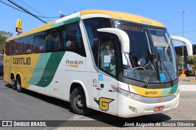 Empresa Gontijo de Transportes 18700 na cidade de Resende, Rio de Janeiro, Brasil, por José Augusto de Souza Oliveira. Número da foto: #10305521.
