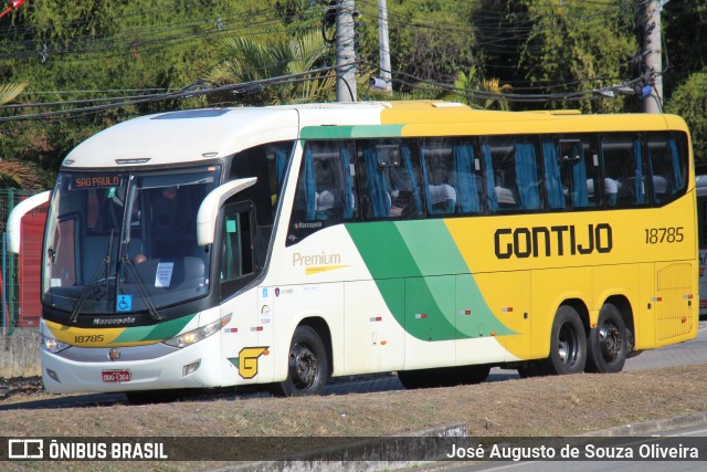 Empresa Gontijo de Transportes 18785 na cidade de Resende, Rio de Janeiro, Brasil, por José Augusto de Souza Oliveira. Número da foto: #10305566.