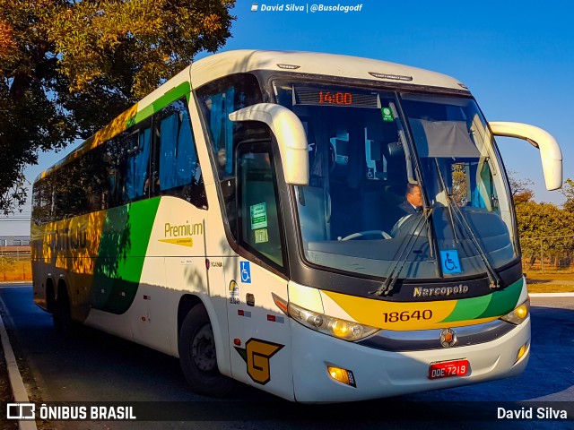 Empresa Gontijo de Transportes 18640 na cidade de Brasília, Distrito Federal, Brasil, por David Silva. ID da foto: 10306224.