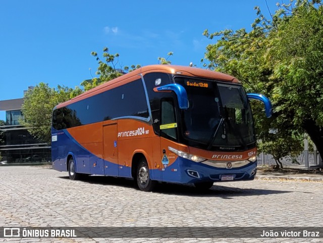 Viação Princesa dos Inhamuns 907 na cidade de Fortaleza, Ceará, Brasil, por João victor Braz. Número da foto: #10306061.
