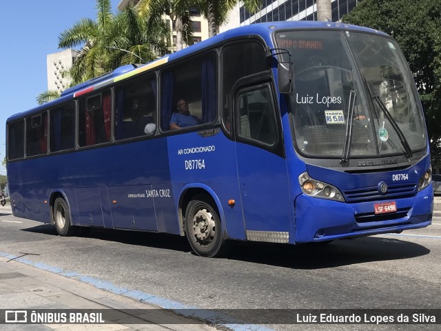 Expresso Pégaso D87764 na cidade de Rio de Janeiro, Rio de Janeiro, Brasil, por Luiz Eduardo Lopes da Silva. ID da foto: 10305613.