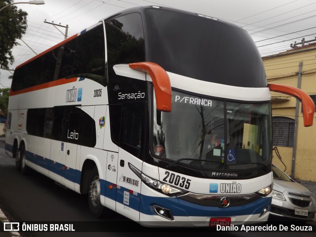 Expresso União 20035 na cidade de Ribeirão Preto, São Paulo, Brasil, por Danilo Aparecido De Souza. Número da foto: #10305328.