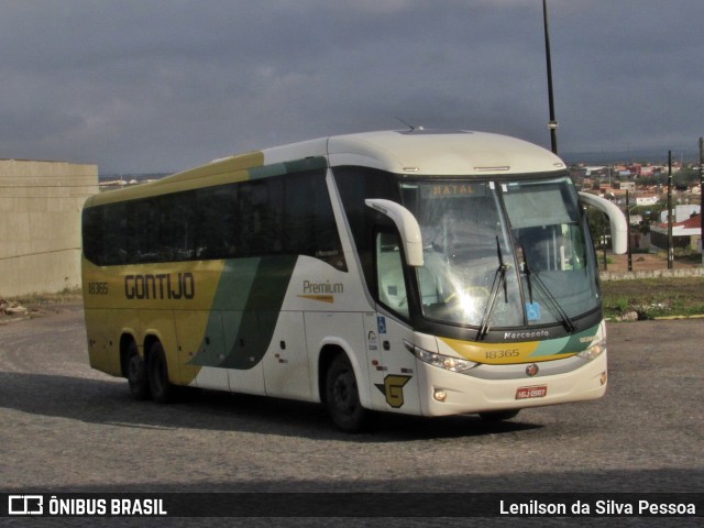 Empresa Gontijo de Transportes 18365 na cidade de Caruaru, Pernambuco, Brasil, por Lenilson da Silva Pessoa. ID da foto: 10303715.